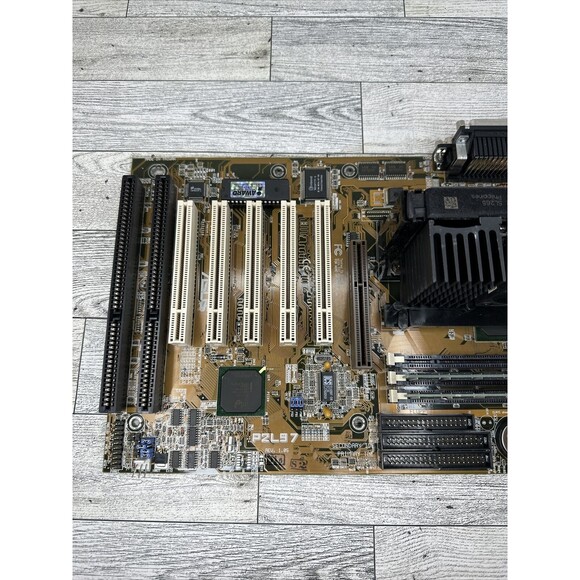 Asus P2L97 Motherboard w/ Intel Pentium 2 Gently Used - Picture 3 of 6